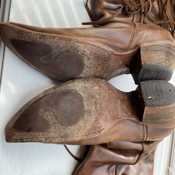 Corral Vintage Fringe Boots Size 10 - Picture 4 of 4